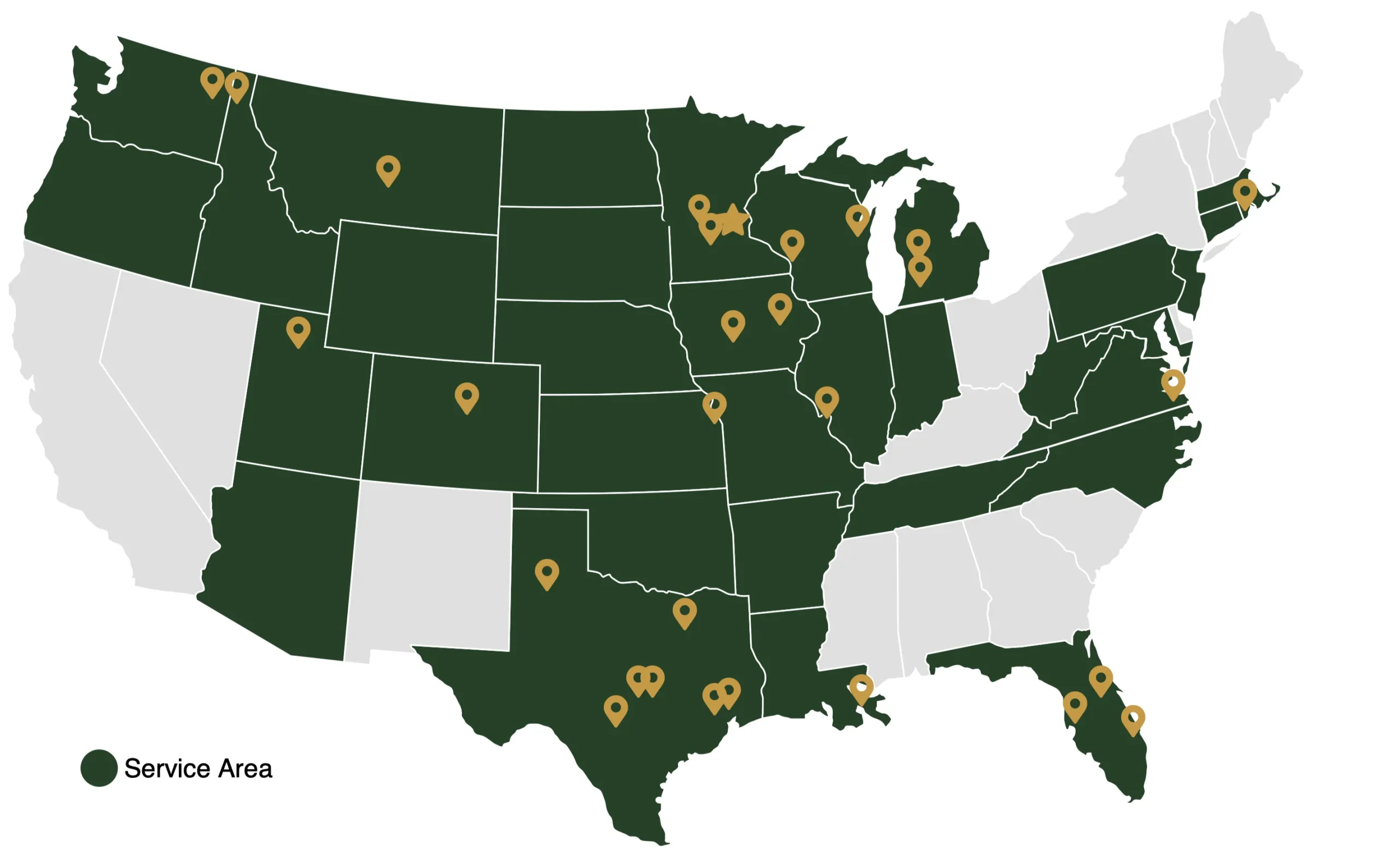 service-area-map2 Options Exteriors service areas